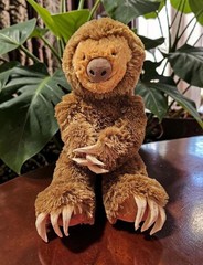 Build‑A‑Bear Sloth Plush 18” Brown Stuffed Animal Soft Toy BAB Vietnam Tags