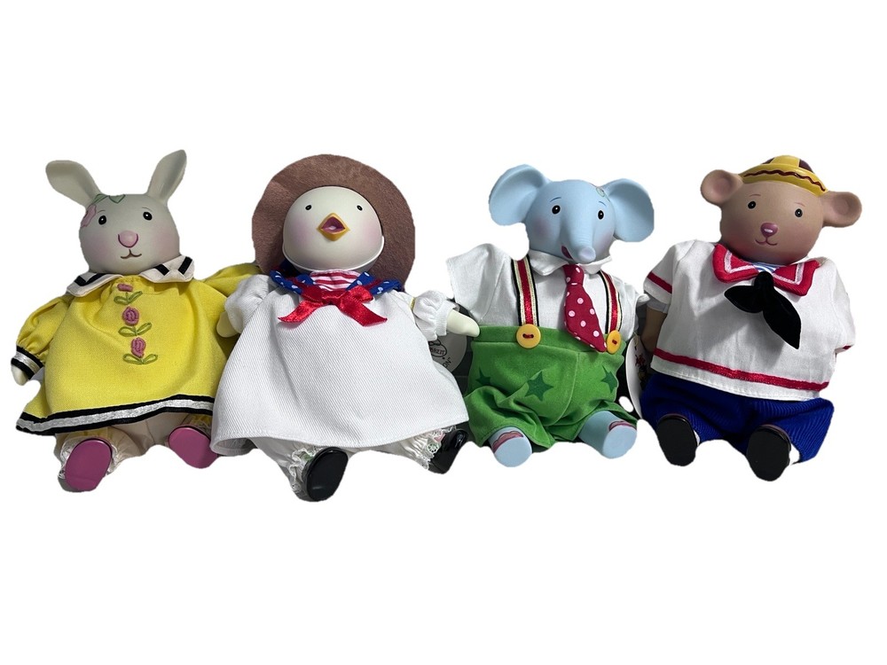 NWT 1999 Mary Engelbreit 7” Cuties ~ A Miniature Collection ~ Set of 4