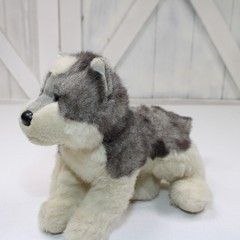 Douglas Cuddle Toy Gray Husky Pup Dog Plush Stuffed Animal 10″