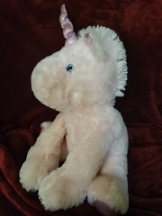 Large Plush Pink Unicorn, 20 inches, floppy