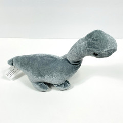 Greenbrier International gray plush Brontosaurus dinosaur 7″ tall