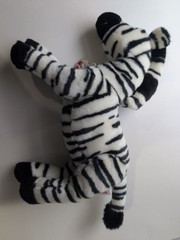 WWF Oasi Trudi Zebra Plush Stuffed Animal 11″ Made In Indonesia