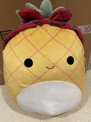 Squishmallows Everyday Animal Squad 16″ Maui the Pineapple Red Bandana Plush