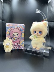 Genuine Liila’s Lucky Cat Plush Blind Box Pendant Banana Cream