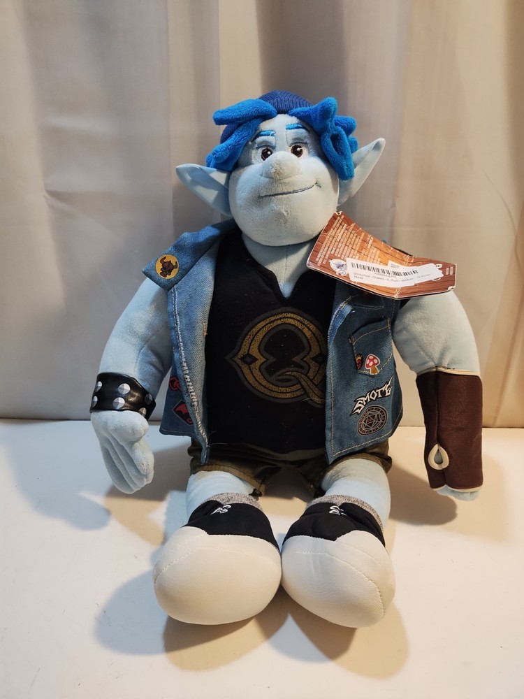 Disney Pixar Onward Barley Lightfoot 19″ Elf Smote Plush Soft Stuffed Animal Tag