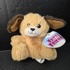 Fuzzy Friends Tan Brown Puppy Dog Plush 6″ Stuffed Animal