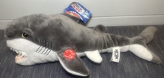 PP) Dan Dee Discovery Shark Great White Plush Stuffed Animal Attack Sounds 16