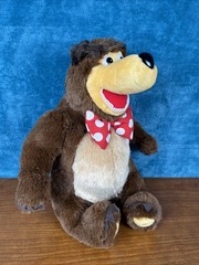 Masha And The Bear Plush Russian Red Bow Tie Маша И Медведь Sings Laughs 12”