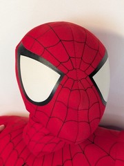 Spider-Man Plush 24” Kellytoy Marvel Superhero Large Stuffed Toy Lookout Pose
