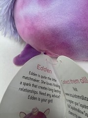 SQUISHMALLOWS EDDEN MATCHMAKER PINK PURPLE TIE DYE UNICORN 8″