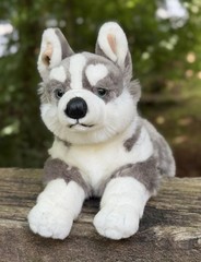 17″ NWOT Impexit Siberian Husky Stuffed Animal Cute Floppy Plush Soft Toy *RARE*