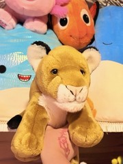 Wild Republic Mountain Lion 2014 Tan White Black Plush Stuffed Animal Toy 8inch