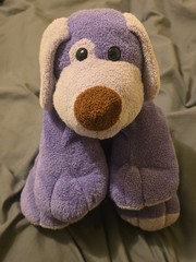 Vintage Toys R Us Animal Alley Purple Floppy Rare HTF Dog Fast Shipping *Read