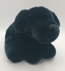 Commonwealth Black Lab Puppy Dog 18” Floppy Plush Toy 2001 Velvety Soft Fur
