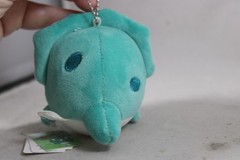 Takashoji Triceratops Dinosaur Blue Green Triangle – Plush with Tags