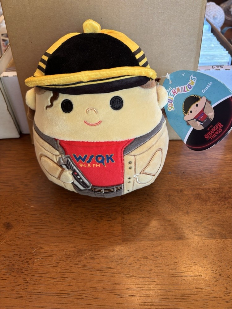 Squishmallows Stranger Things Dustin 6” Plush Netflix 2025