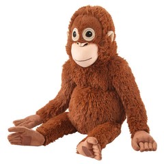 IKEA DJUNGELSKOG Orangutan Soft Toy – Brown (104.028.41)