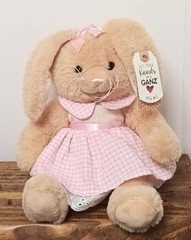 RARE GANZ Factory Sample April Bunny Easter Plush Toy Prototype HE10431SP