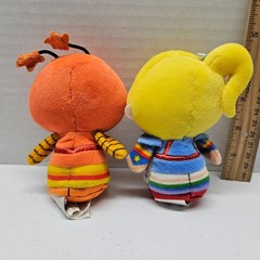 Itty Bittys RAINBOW BRITE PLUSH LOT – Blonde Girl & Orange Sprite – Hallmark