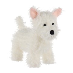 Apricot Lamb Cute Toys Plush White West Highland Dog Puppy Stuffed Animal Sof…