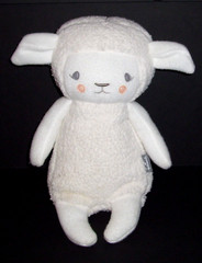 15″ Hallmark Sherpa Lamb Off White Cream Bean Bag Plush Stuffed Animal