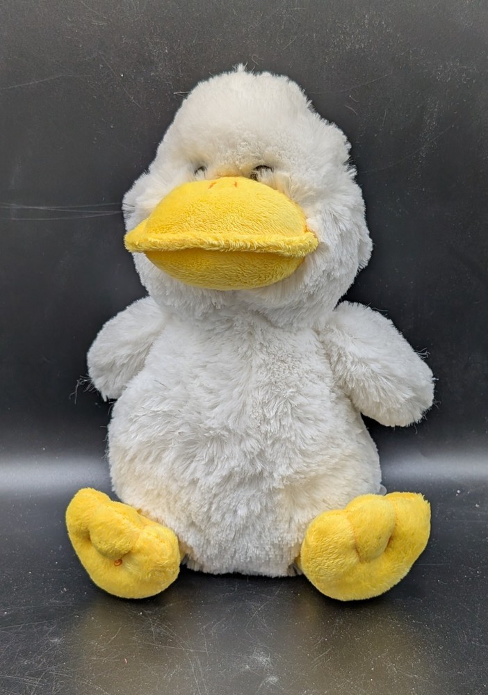 Animal Adventure 2011 Duck Plush White & Yellow 9″ L4213