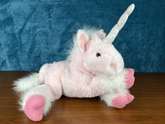 Large 18″ Commonwealth Pink Unicorn Horse Plush 2001 – Rare – READ