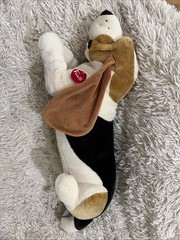 Trudi Italy Realistic Large Bassett Hound Dog Plush Vintage 32”