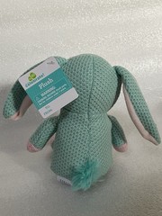 Way To Celebrate Easter 10” Knit Bunny Rabbit Plush MINT Stuffed Animal New