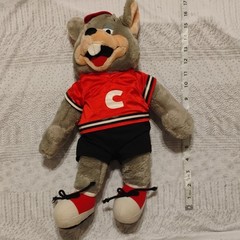 15″ Chuck E Cheese Medium Plush Mouse Baseball Restaurant Chucky 2005