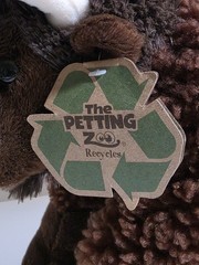 The Petting Zoo Realistic Buffalo Bison Plush Stuffed Animal Recycled Materials