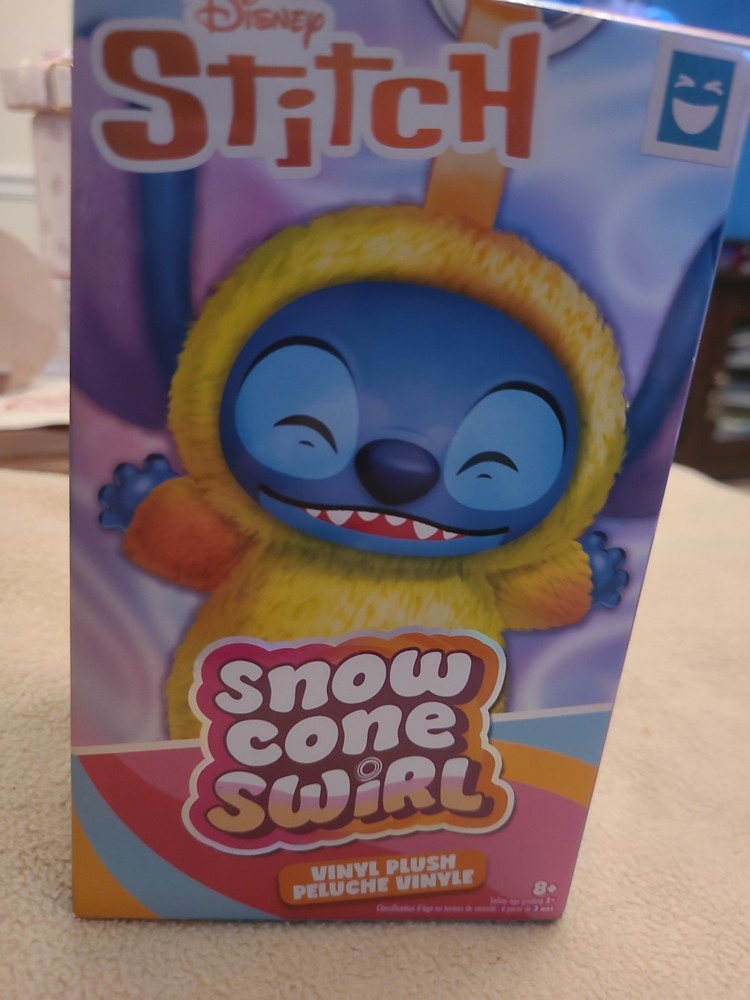 Disney Stitch Snow Cone Swirl VinylFace Plush Blind Box Collectible Toy, Viny…