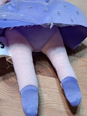 Gloveleya Ballerina Princess Plush Stuffed Doll Purple Dress 13″ 2019 Blonde