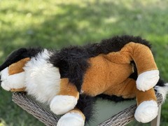 Douglas The Cuddle Toy Bernese Mountain Dog Plush 24″ Black White Brown Wash