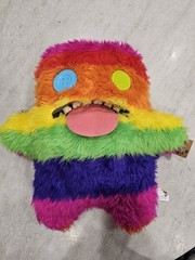 CATCH ME BIGG FUGGLER Fugg Oogah Boogah 17″ Rainbow Plush Tie-dye XL Big NEW