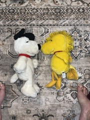 Kohls Cares Snoopy Woodstock Plush Set LOT Peanuts Charlie Brown Cartoon S1