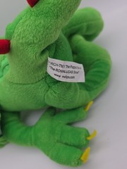 Scorch Talking Green Dragon Plush Toy Ronn Lucas Show 14″ Works Test