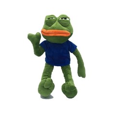 45CM Sad Frog Plush Toy Soft Stuffed Animal Pillow Kids Gift