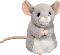 Monty 5.5″ Mouse Douglas Gray Plush Stuffed Animal Field Rodent Vermin Cuddle