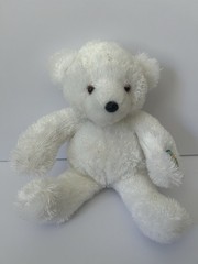 Rare Glo E Babies White Bear Light Up Color Changing Plush Working T2