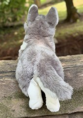 17″ NWOT Impexit Siberian Husky Stuffed Animal Cute Floppy Plush Soft Toy *RARE*