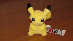 Pikachu Pokemon Center Poke Doll 8″ Plush stuffed sitting mouse NEW