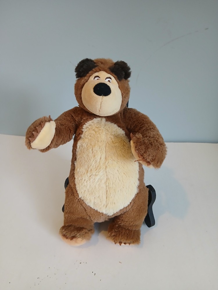 Masha and the Bear Brown 10” Plush Bear Stuffed Animal Netflix Simba Toys