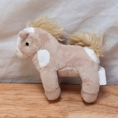 Wishpets “Joey” Tan and White Horse Pony Tiny Plush Stuffed Toy 4″ Replacement