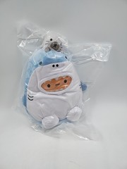NWT SEALED 12″ Smoko Blue Shark Tayto Potato w/ Seal Midi Mochi Plush (#N3-A8)