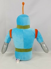 Robot 15″ Plush Blue Silver Robot Alien Space Soft Stuffed Toy Manhattan Toy
