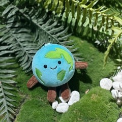 Earth 3 Inch Stuffed Animal Plush Dolls Keychains Pendants Lanyards Keyrings