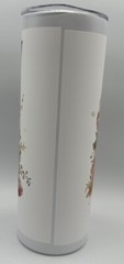 Cute Bunny Tumbler With Rubber Sealed Lid 18Oz. Aluminum Free Shipping Brand New