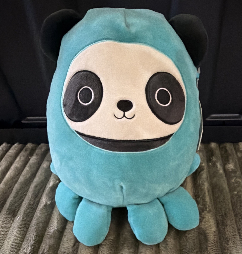 Squishmallows Stanley Panda Plush Blue White Black Small 6-14″ With Tags 2017