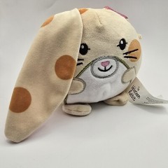 Velveteen Rabbit Stuffed Plushie Soft Infant Safe Polkadots Machine Washable